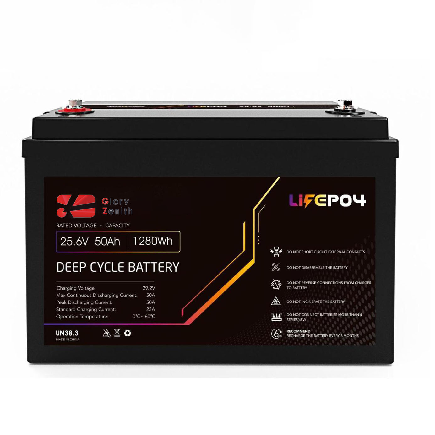 Customizable 12V LiFePO4 Battery Pack Deep Rechargeable Deep Cycle Lfp4 Batteries