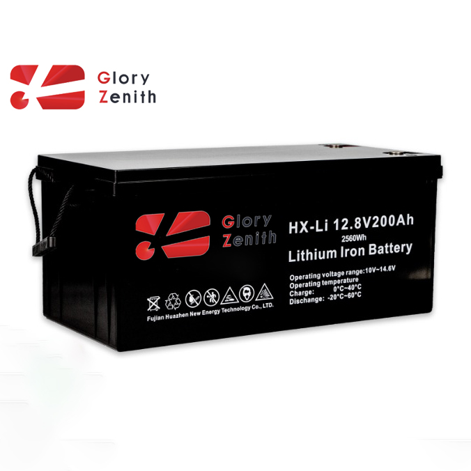 Lithium Ion 100ah 200ah Deep Cycle Rechargeable Battery Longer Cycle Life Solar Battery